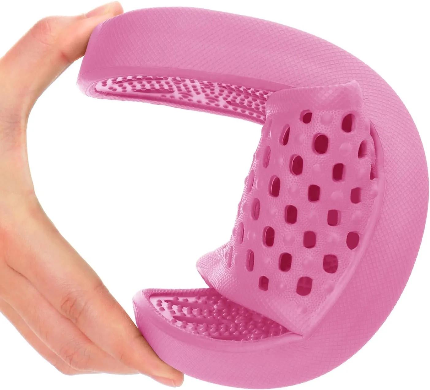 NewDenBer Bathroom Shower Shoes for Women and Men Non-Slip Quick Drying Beach Pool Shower Slides Sandals with Drain Holes