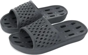 NewDenBer Bathroom Shower Shoes for Women and Men Non-Slip Quick Drying Beach Pool Shower Slides Sandals with Drain Holes