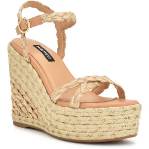 Nine West Womens Caress 3 Woven Ankle Strap Espadrilles
