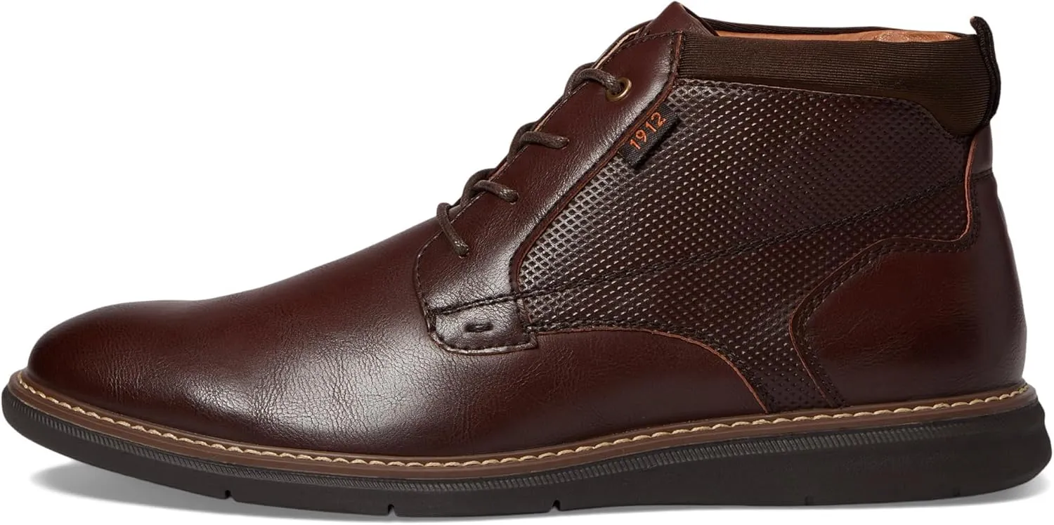 Nunn Bush Men's Chase Plain Toe Chukka Contemporary Fashion Boot Ankle