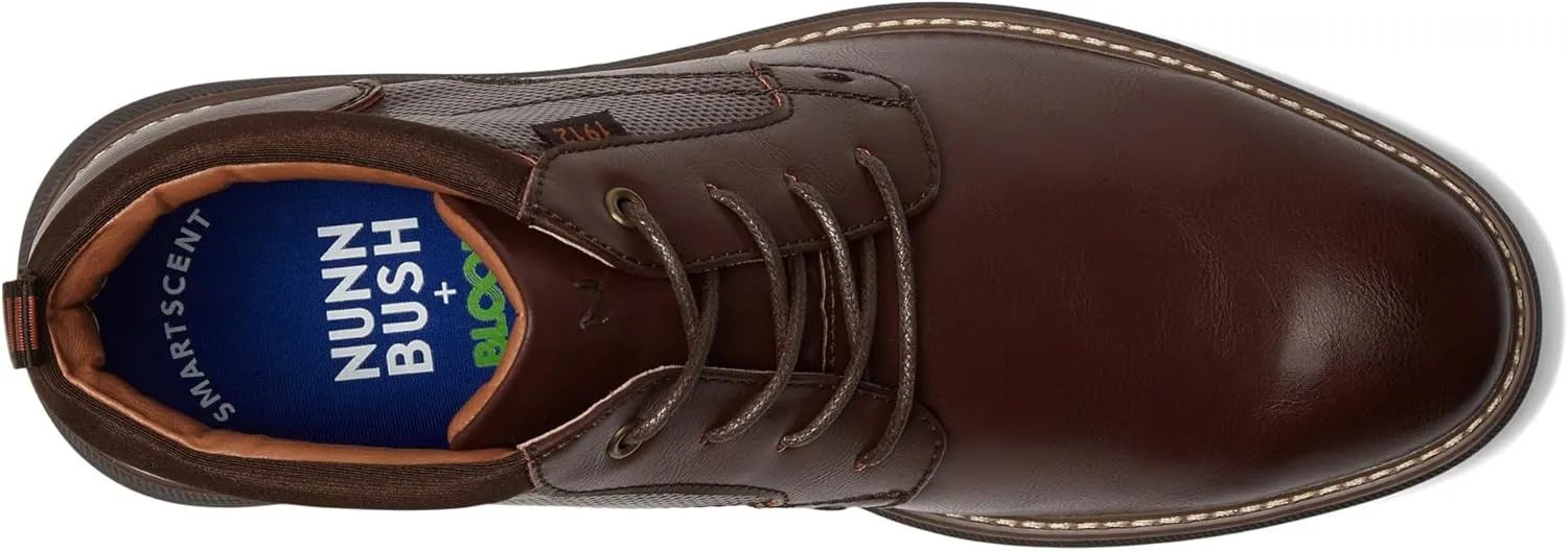 Nunn Bush Men's Chase Plain Toe Chukka Contemporary Fashion Boot Ankle