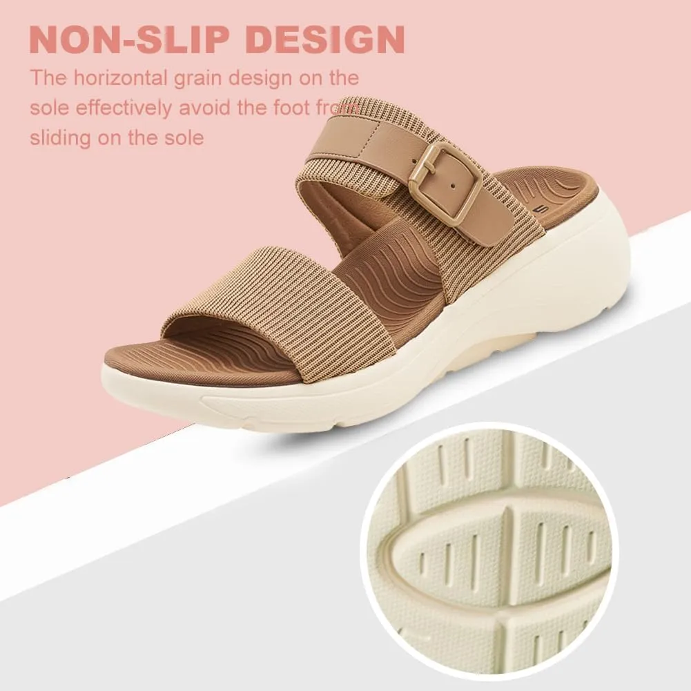 Orthopedic Sandals for Women Comfortable Recovery Slides with Arch Support Plantar Fasciitis Slides Slippers Women Summer