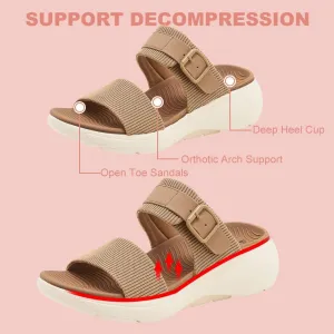 Orthopedic Sandals for Women Comfortable Recovery Slides with Arch Support Plantar Fasciitis Slides Slippers Women Summer