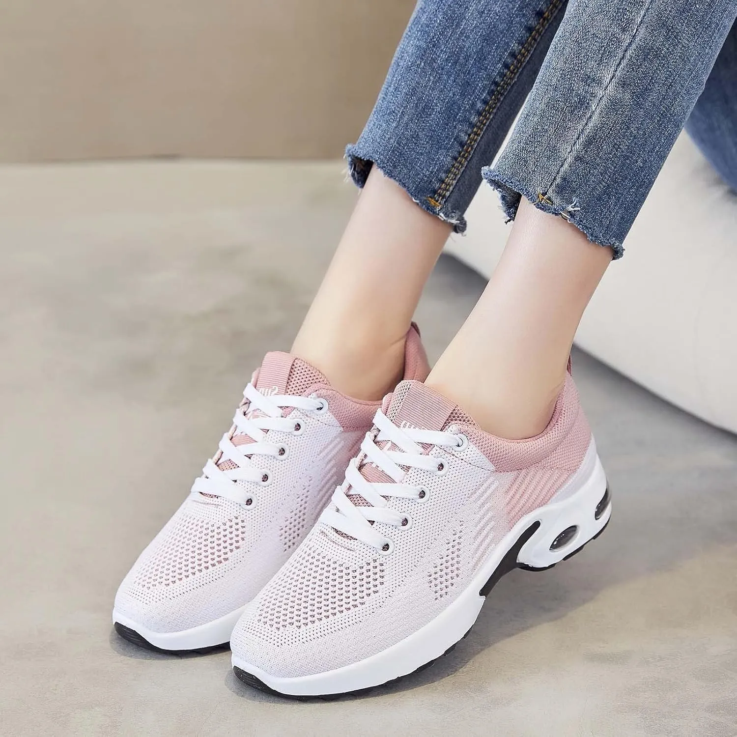 Orthopedic Shoes for Women Wide Width Toe Box Shoes Arch Support Walking Shoes Plantar Fasciitis Tennis Sneakers