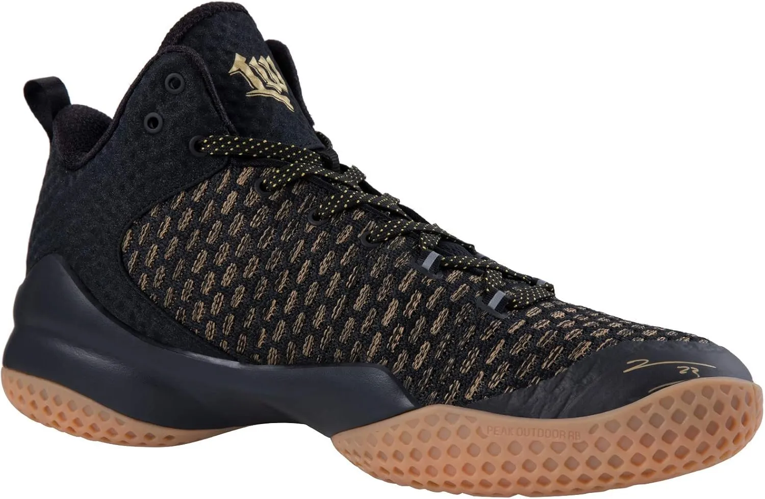 PEAK High Top Mens Basketball Shoes Streetball Master Breathable Outdoor Sneakers Cushioning Shoes for Fitness