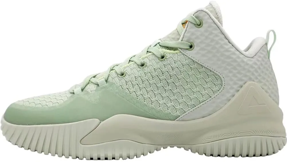 PEAK High Top Mens Basketball Shoes Streetball Master Breathable Outdoor Sneakers Cushioning Shoes for Fitness