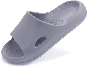 Pillow Slippers for Women and Men Indoor Cloud Sandals EVA Anti-Slip Slides Shoes Cushioned Thick Sole Shower Cloud Slippers Arch Support Men Sandals Super Soft House Pillow Slides