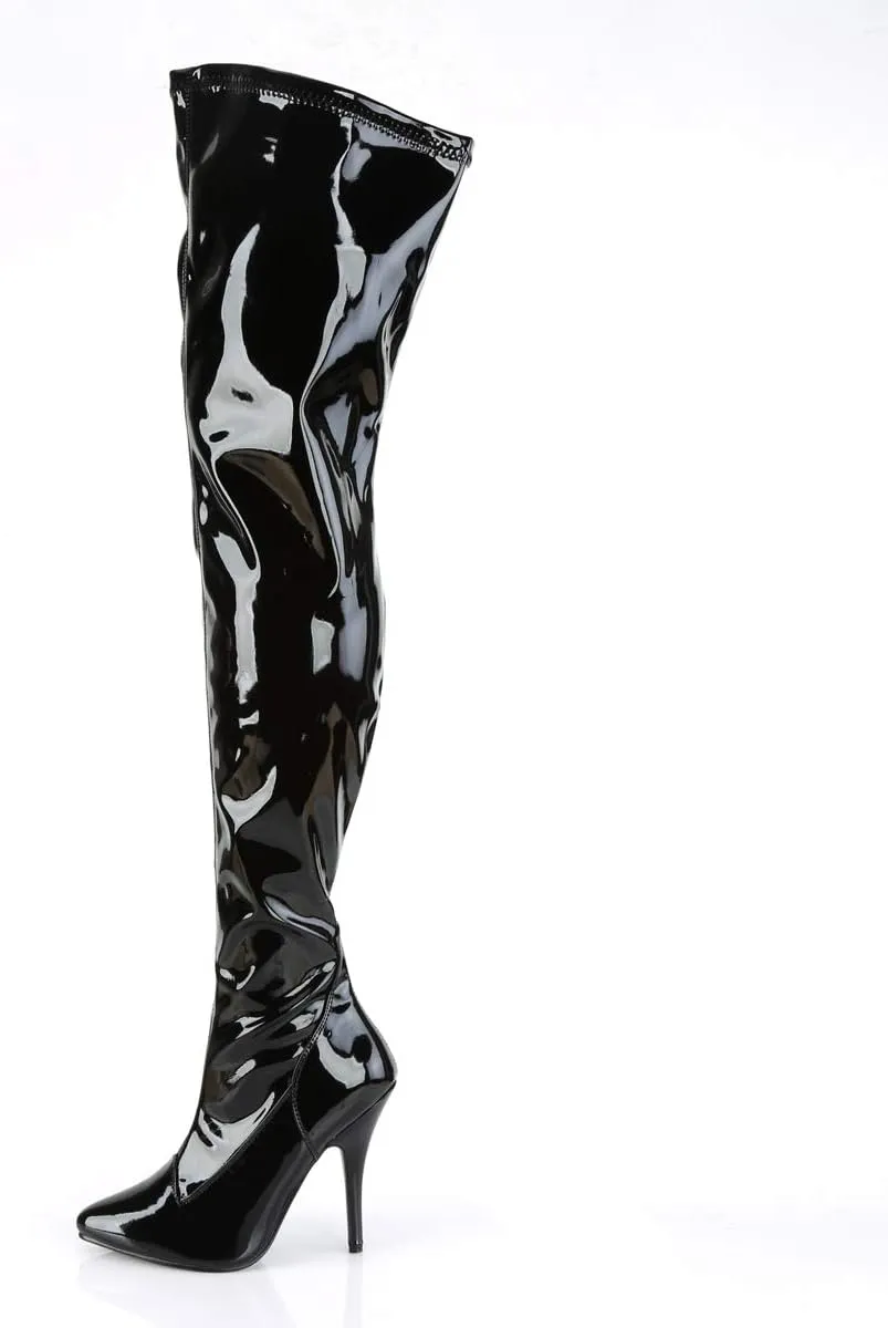 Pleaser Women's Seduce-3000 Thigh-high Boots