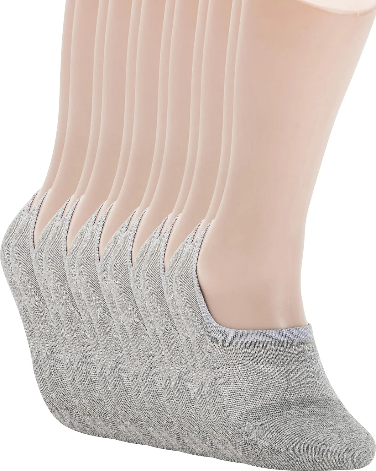 Pro Mountain Seamless Thick No Show Socks For Women Cotton Cushioned Low 6 Pack