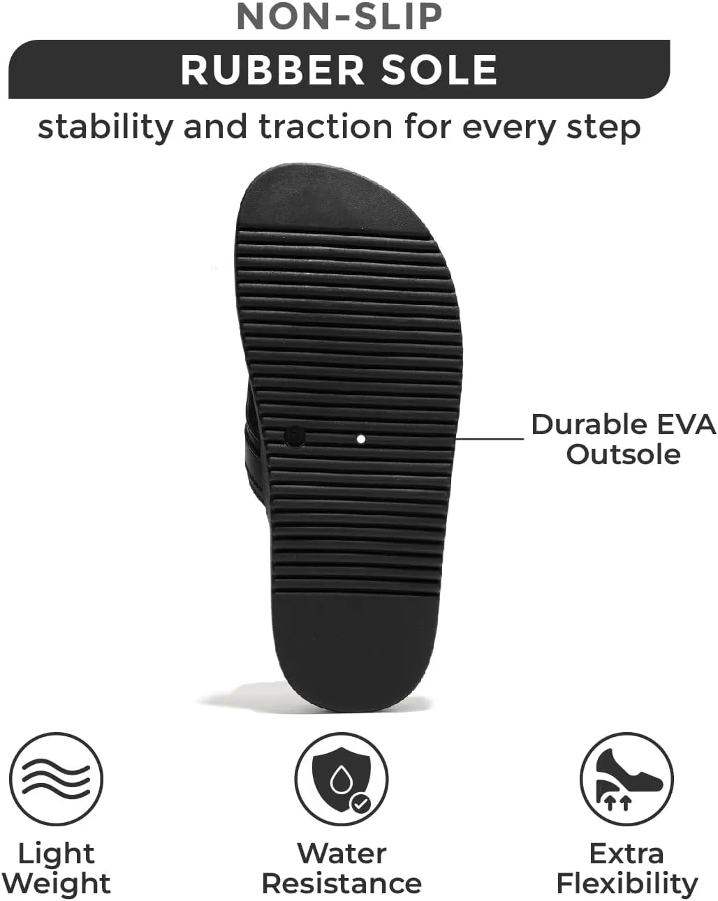 Project Cloud Genuine Leather Womens Sandals - Memory Foam Summer Sandals for Women 2025 - Slip on Slides for Women, Non Slip Womens Slides (Vita)