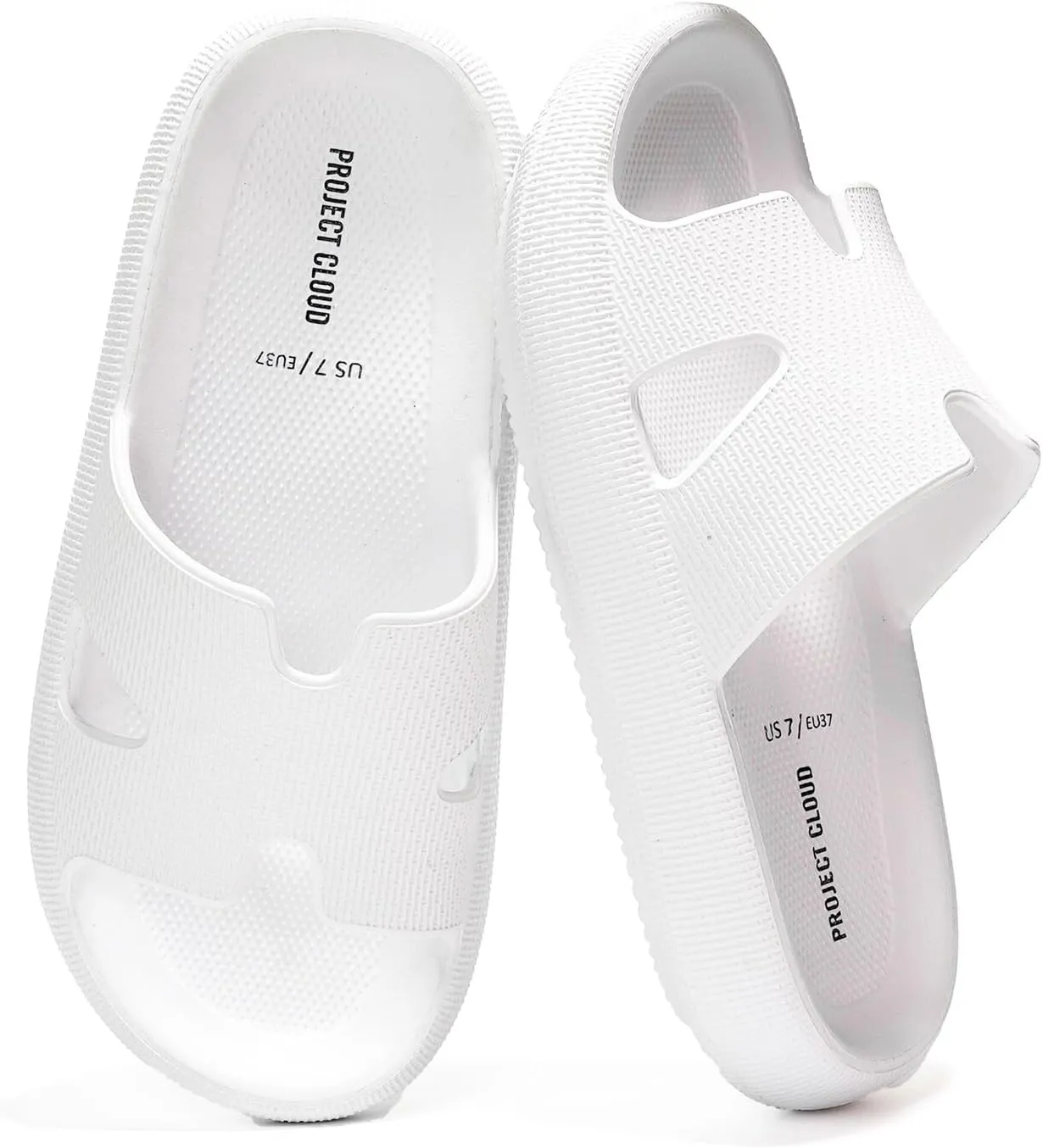 Project Cloud House Slippers Womens Sandals - Non-Slip and Lightweight Recovery Slippers for Women Beach Essentials Water Slides for Women (Pillow)
