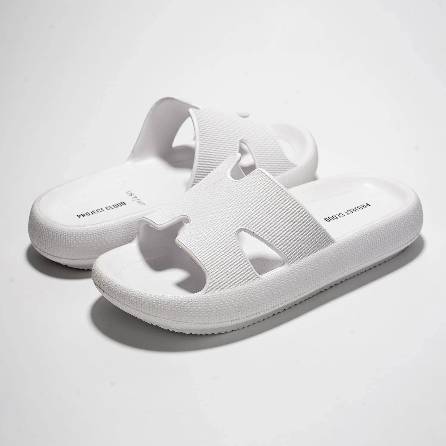 Project Cloud House Slippers Womens Sandals - Non-Slip and Lightweight Recovery Slippers for Women Beach Essentials Water Slides for Women (Pillow)