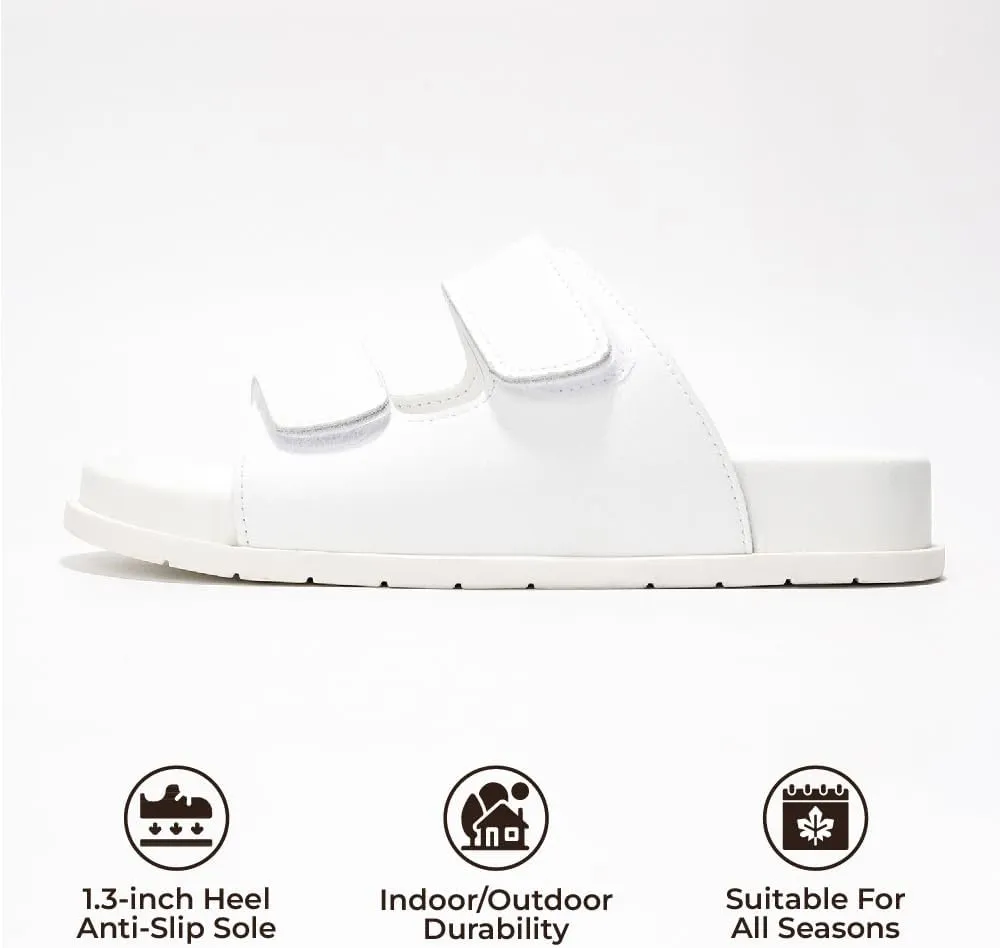 Project Cloud Platform Sandals Women Footwear - Comfortable Summer Slides Memory foam Insole with Adjustable Straps - Casual Wear Womens Sandals (Sharl)