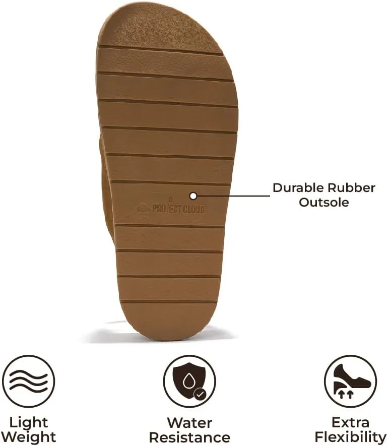 Project Cloud Platform Sandals Women Footwear - Comfortable Summer Slides Memory foam Insole with Adjustable Straps - Casual Wear Womens Sandals (Sharl)