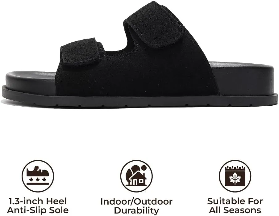 Project Cloud Platform Sandals Women Footwear - Comfortable Summer Slides Memory foam Insole with Adjustable Straps - Casual Wear Womens Sandals