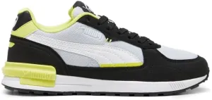 PUMA Kids Boys Graviton Lace Up Sneakers Shoes Casual - Black, Grey - Size 4.5 M