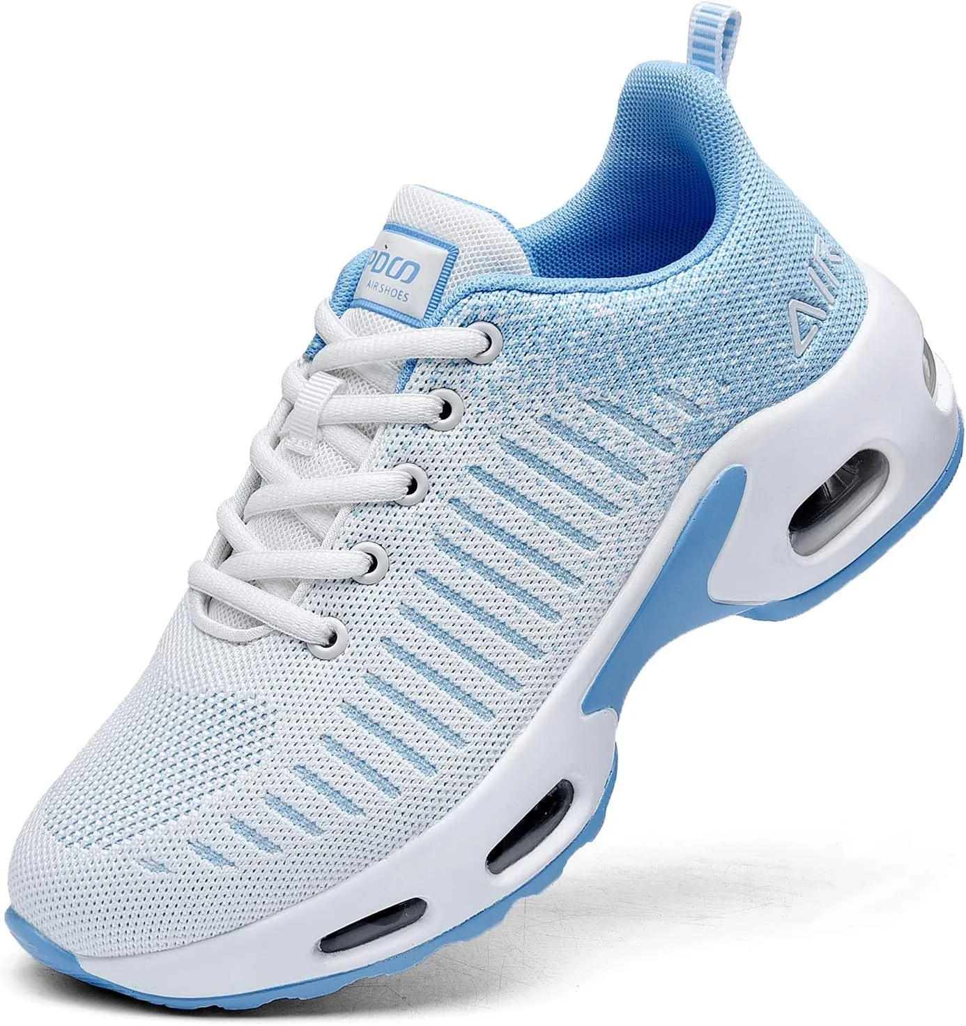 QAUPPE Womens Fashion Lightweight Air Sports Walking Sneakers Breathable Gym Jogging Running Tennis Shoes US 5.5-11 B(M)…