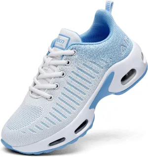 QAUPPE Womens Fashion Lightweight Air Sports Walking Sneakers Breathable Gym Jogging Running Tennis Shoes US 5.5-11 B(M)…