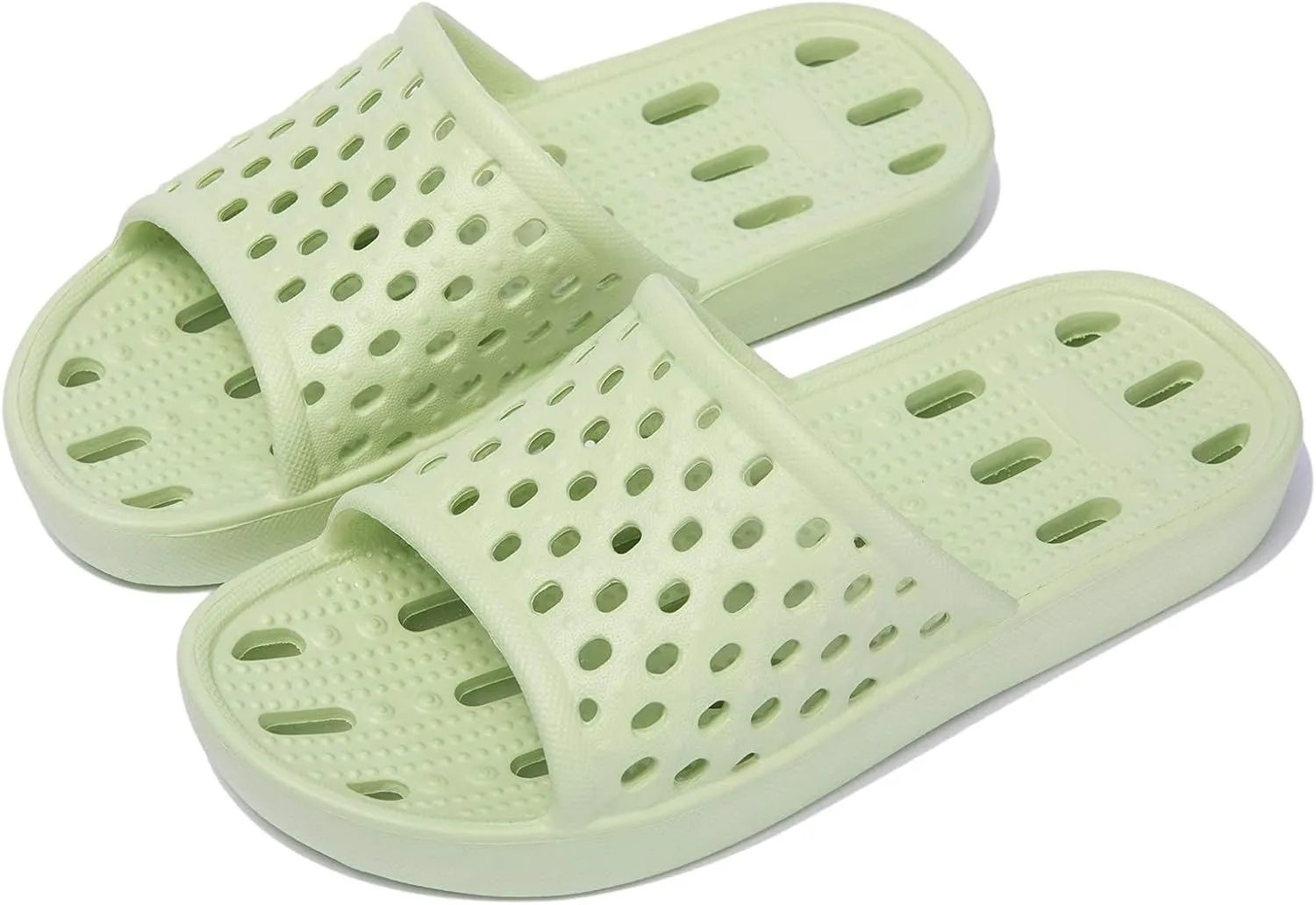 Ranberone Shower Shoes Women Quick Drying Non Slip College Dorm House Shower Sandals with Holes