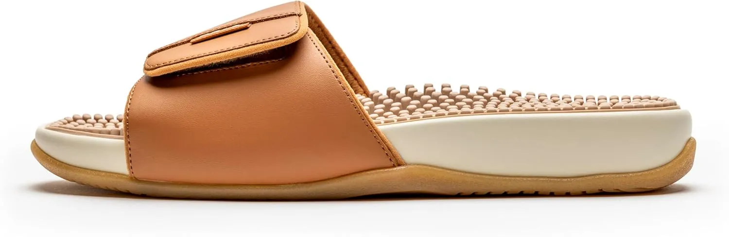 Revs - Arklet - Women’s Reflexology Massage & Acupressure Sandals. Adjustable Strap. A Natural Therapeutic Way to Stimulate Circulation, Improve Health & Wellbeing, Relieve Pain. Shock Absorbing. Arch Support.