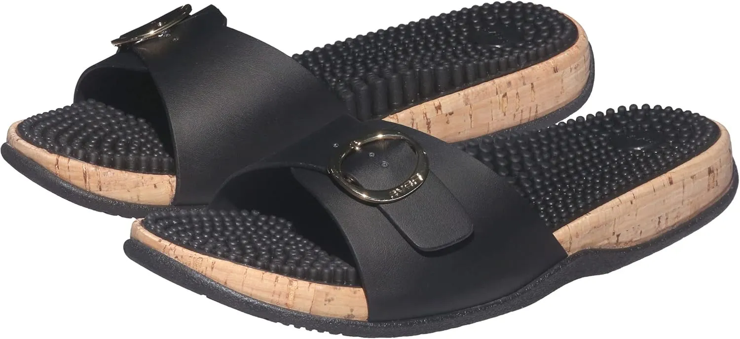 Revs - Katrine - Women’s Single Strap Reflexology Massage Sandals