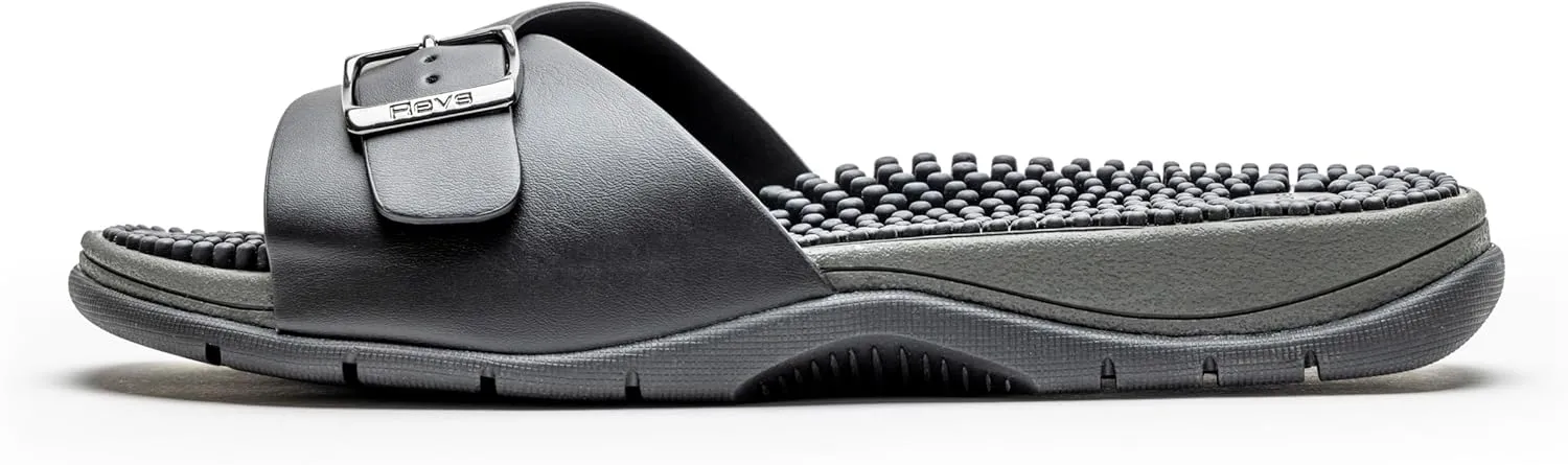 Revs - Tay - Men’s Single Strap Reflexology Massage Sandals