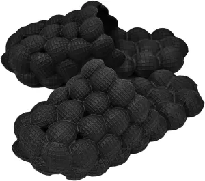 Rojeam House Slippers for Women and Men EVA Shower Shoes Massage Bubble Slides Bathroom Sandals