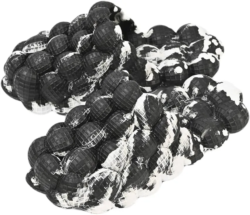 Rojeam House Slippers for Women and Men EVA Shower Shoes Massage Bubble Slides Bathroom Sandals