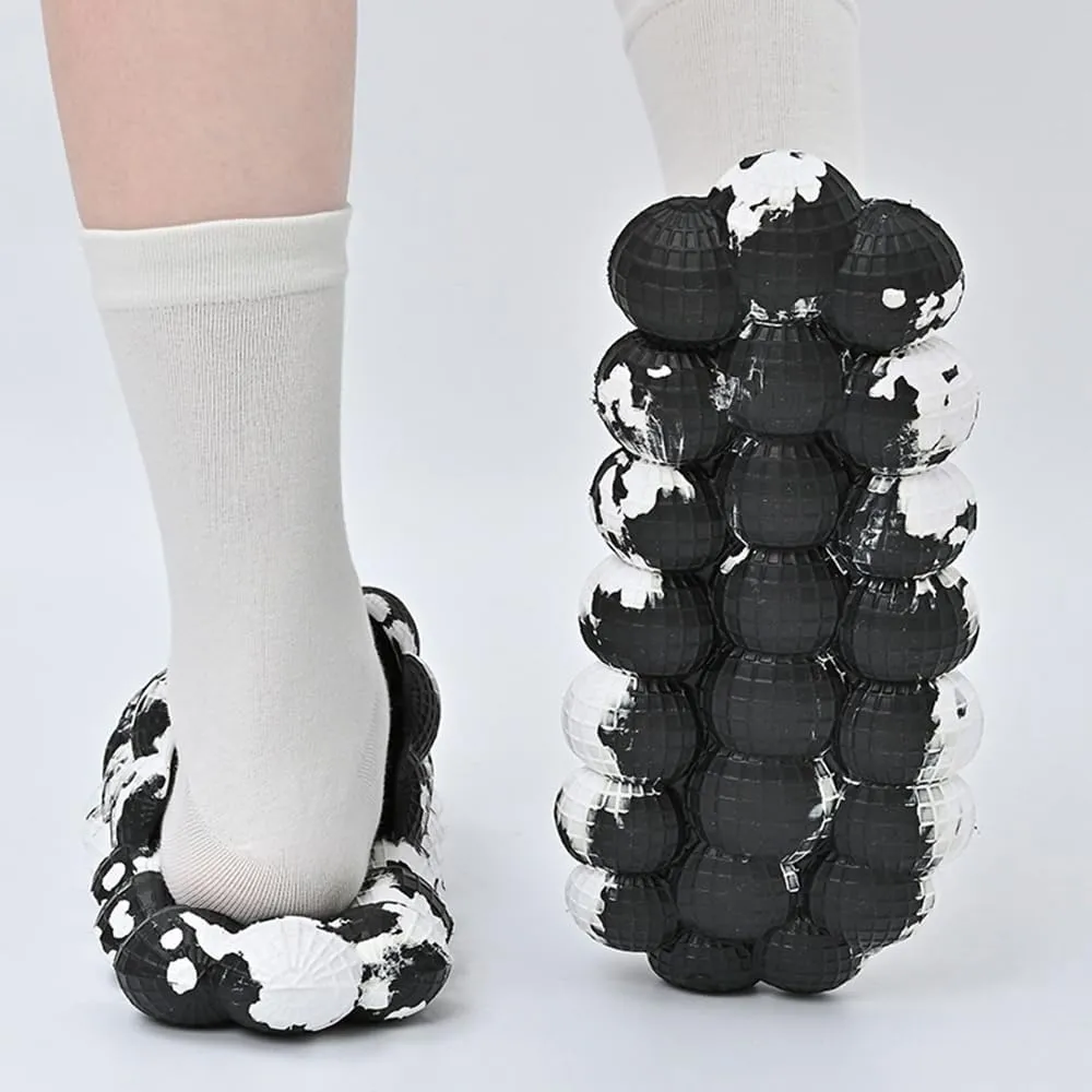 Rojeam House Slippers for Women and Men EVA Shower Shoes Massage Bubble Slides Bathroom Sandals