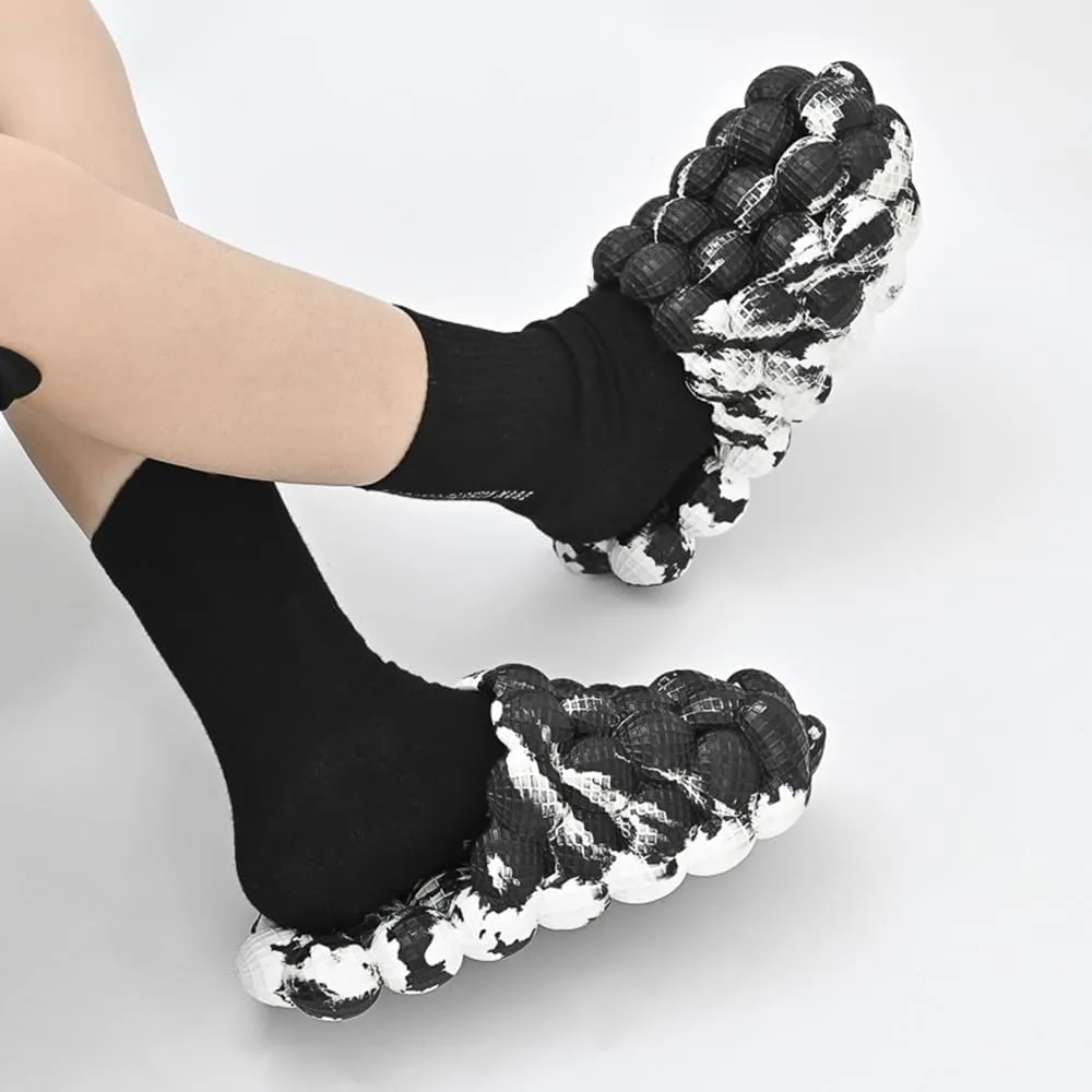 Rojeam House Slippers for Women and Men EVA Shower Shoes Massage Bubble Slides Bathroom Sandals