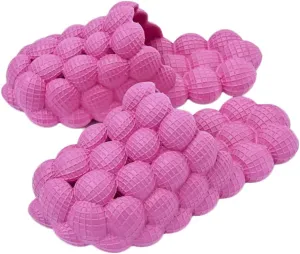 Rojeam House Slippers for Women and Men EVA Shower Shoes Massage Bubble Slides Bathroom Sandals