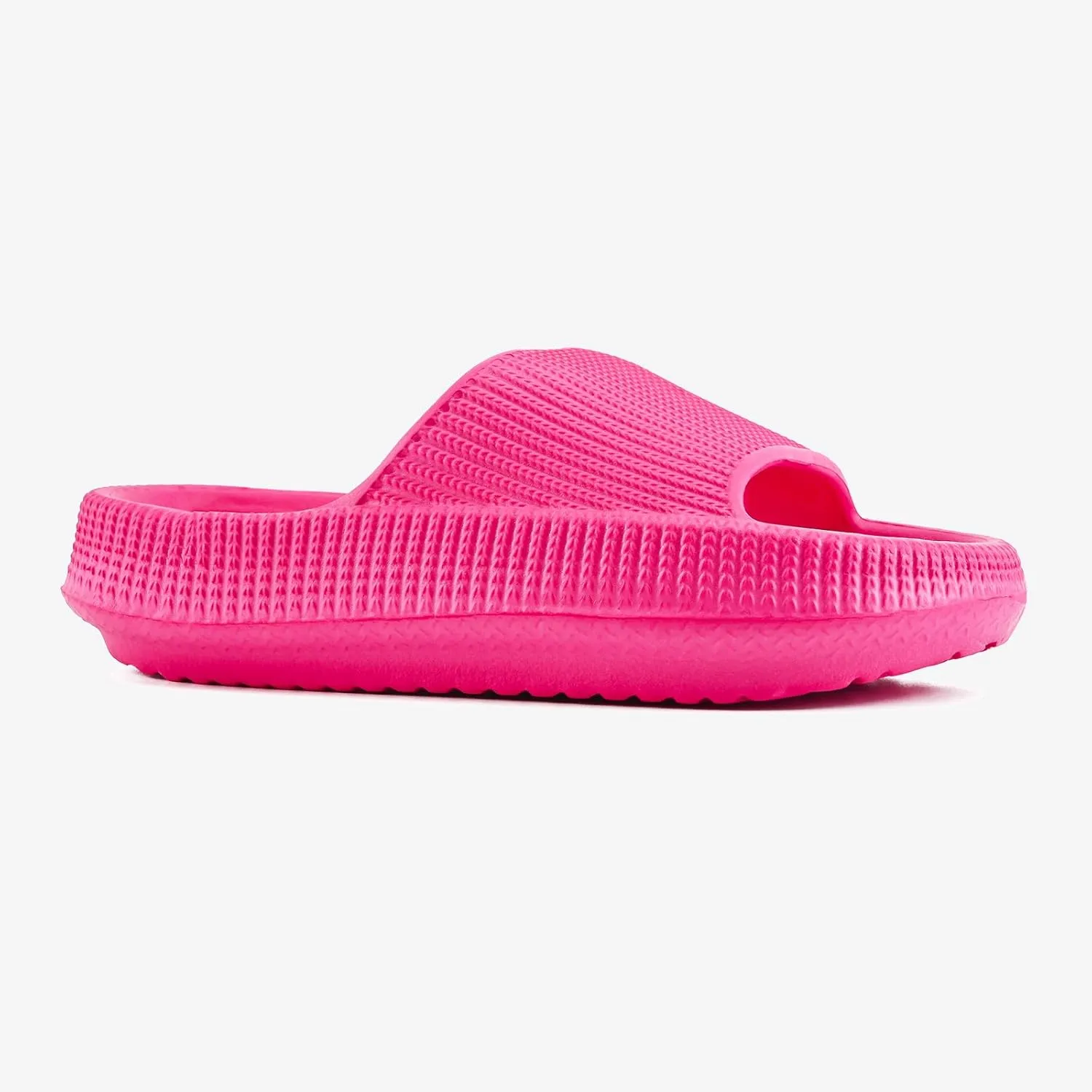 rosyclo Cloud Slides for Kids, Toddler Pillow Slippers Shower Bathroom Non-Slip Open Toe Super Soft Comfy Thick Sole Cozy Boys Girls Home House Cloud Cushion Slide Sandals for Indoor Outdoor Shoes
