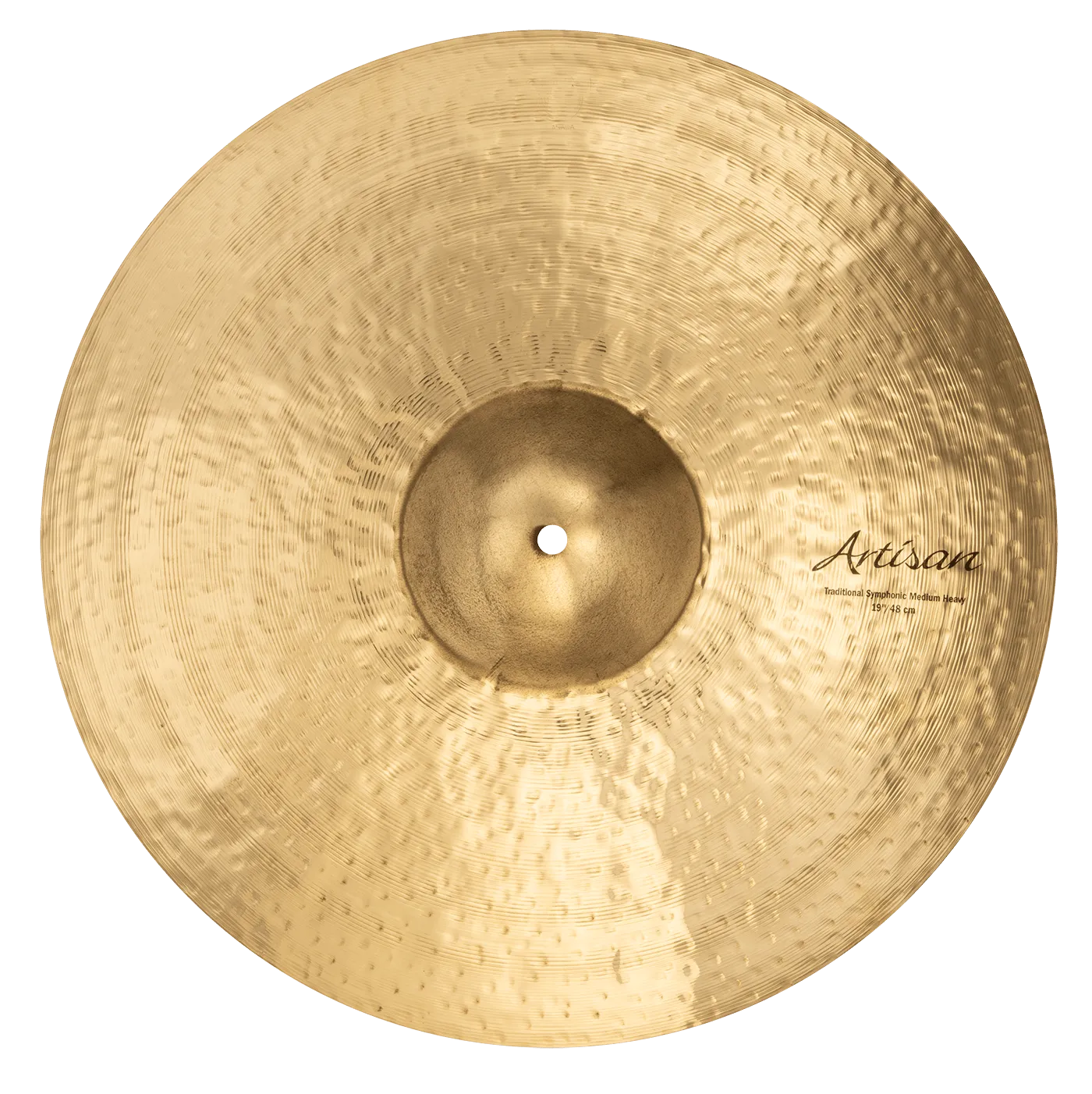 SABIAN A1955B 19" Artisan Traditional Symphonic Medium Heavy Brilliant Finish Made In Canada