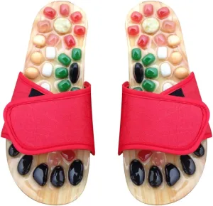 Sandals Sandalias Therapeutic Slippers Foot Reflexology Slippers Pebble Slippers Foot Massage Slippers Massage Shoes Mens Rock Summer