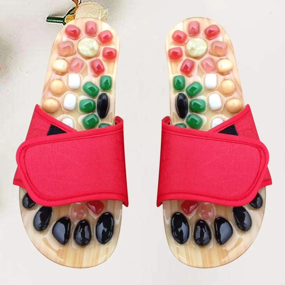 Sandals Sandalias Therapeutic Slippers Foot Reflexology Slippers Pebble Slippers Foot Massage Slippers Massage Shoes Mens Rock Summer