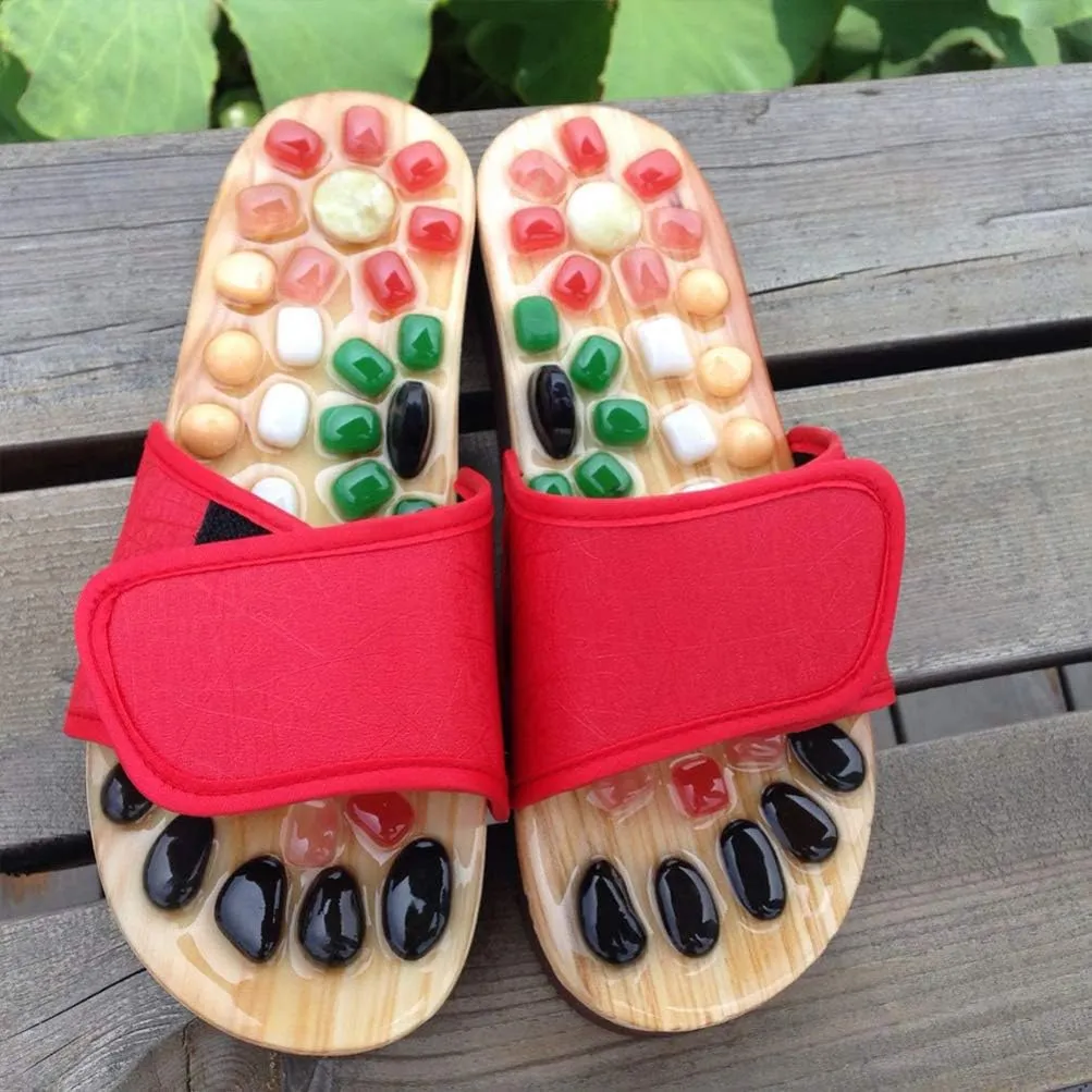Sandals Sandalias Therapeutic Slippers Foot Reflexology Slippers Pebble Slippers Foot Massage Slippers Massage Shoes Mens Rock Summer