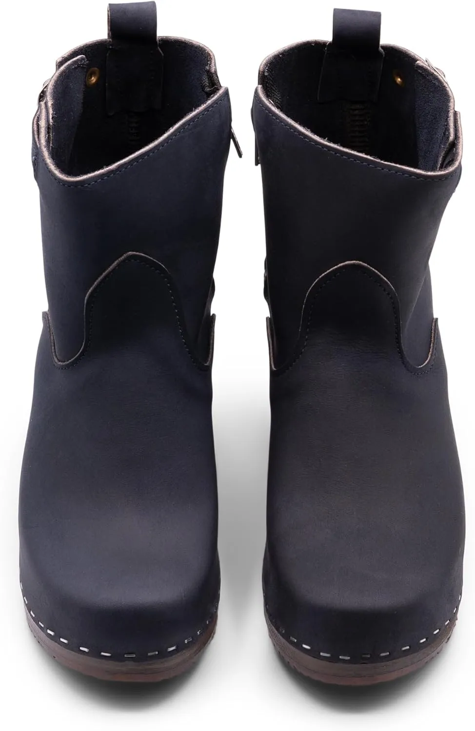 Sandgrens Handmade Swedish Wood Clogs for Women, High Heel Boots | New York High