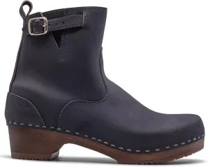 Sandgrens Handmade Swedish Wood Clogs for Women, Low Heel Boots | New York Low