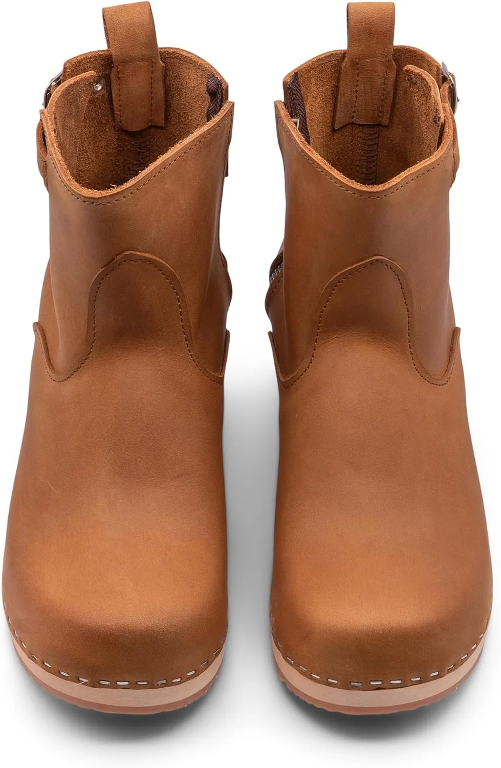 Sandgrens Handmade Swedish Wood Clogs for Women, Low Heel Boots | New York Low