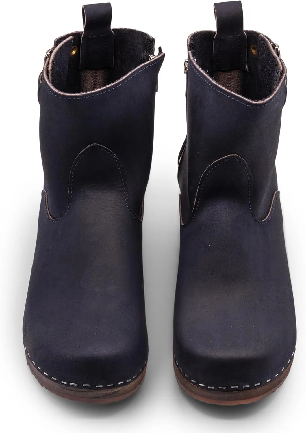 Sandgrens Handmade Swedish Wood Clogs for Women, Low Heel Boots | New York Low