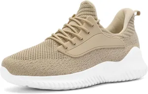 SDolphin Walking Shoes for Mens Sneakers - Slip on Athletic Running Tennis Shoes Comfortable Memory Foam Workout Gym Jogging Indoor Outdoor Lightweight Breathable Casual Sneakers