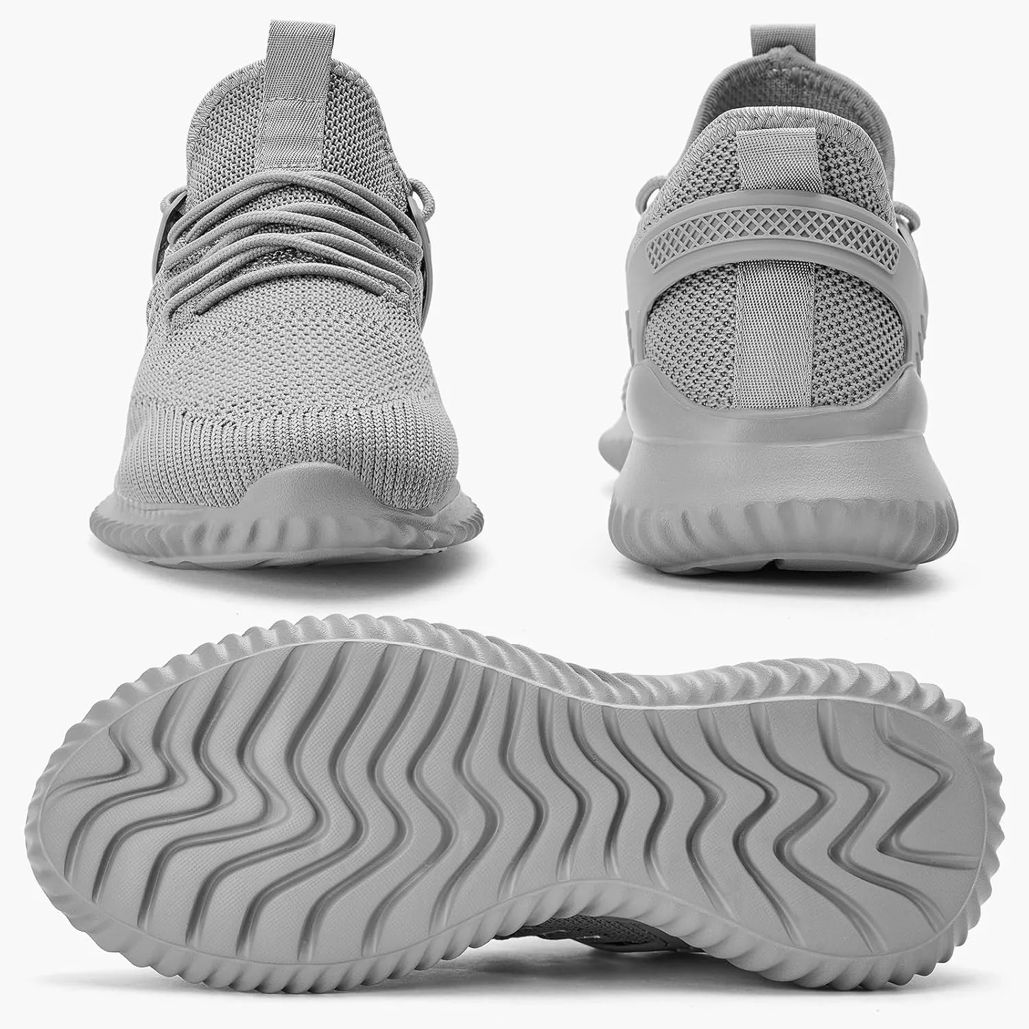 SDolphin Walking Shoes Mens Sneakers - Slip on Memory Foam Tennis Running Shoes for Athletic Workout Gym Jogging Lightweight Breathable Casual Sneakers