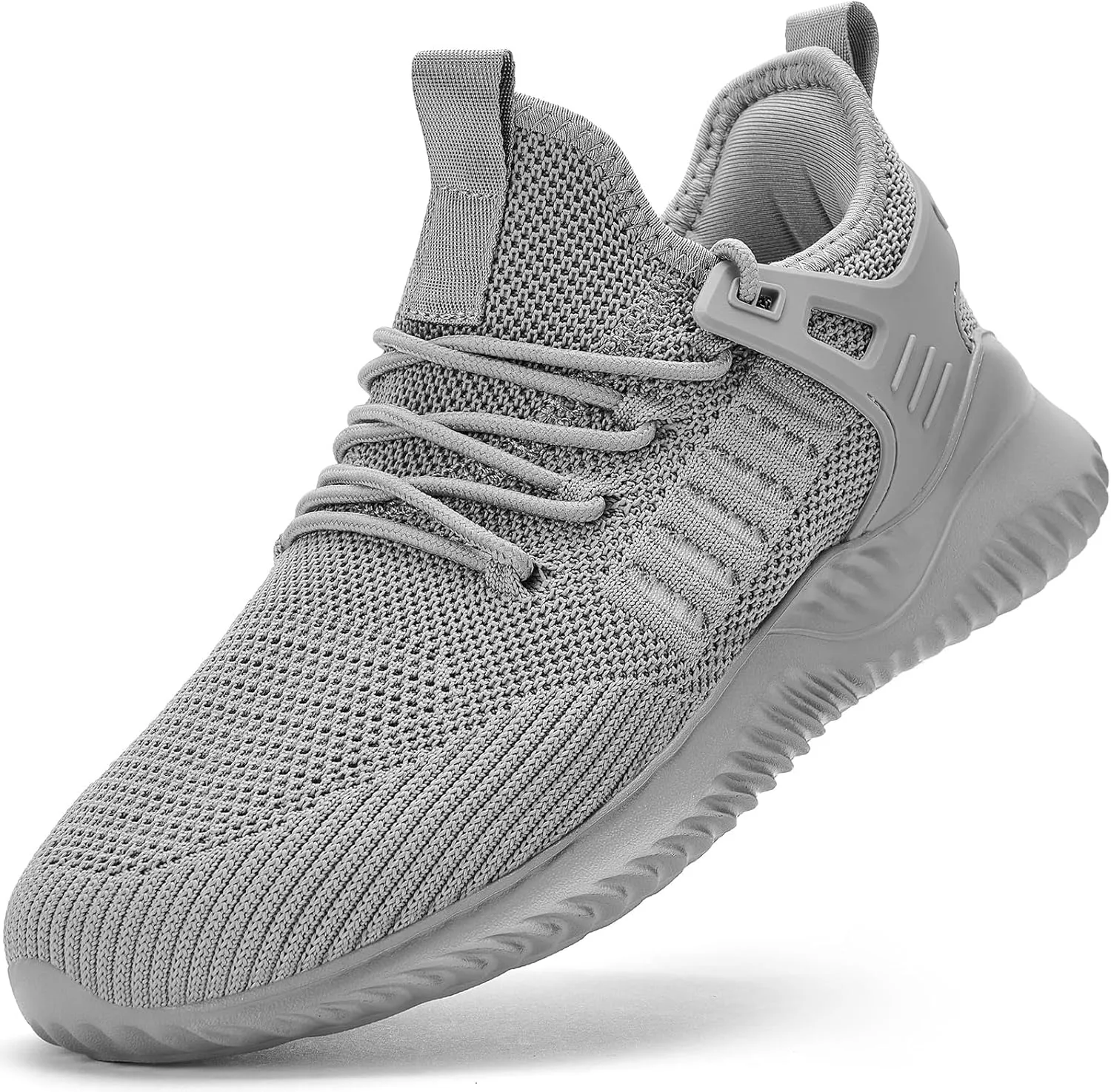 SDolphin Walking Shoes Mens Sneakers - Slip on Memory Foam Tennis Running Shoes for Athletic Workout Gym Jogging Lightweight Breathable Casual Sneakers
