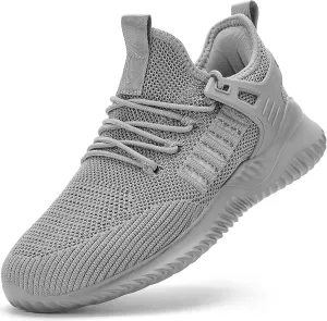SDolphin Walking Shoes Mens Sneakers - Slip on Memory Foam Tennis Running Shoes for Athletic Workout Gym Jogging Lightweight Breathable Casual Sneakers