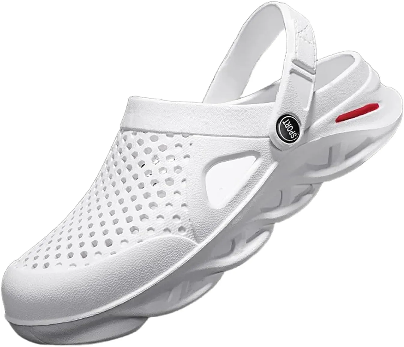 SECHRITE Clogs for Men Slip on Rubber Clogs Summer Water Shoes Gardening Shoes
