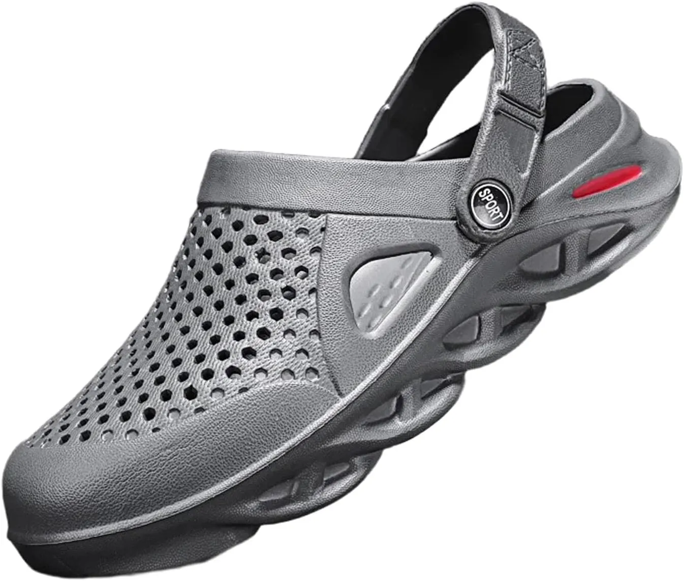 SECHRITE Clogs for Men Slip on Rubber Clogs Summer Water Shoes Gardening Shoes