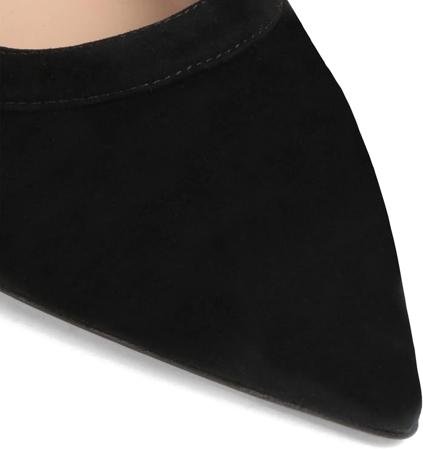 SHODENSE Women Comfortable Cut Out Flats Pointed Closed Toe Ballet Flats Slip On D'Orsay Flat Heeled Dress Shoes Ladies Driver Office Flat Shoes Party Street Casual Concise Stylish 4-11 M US