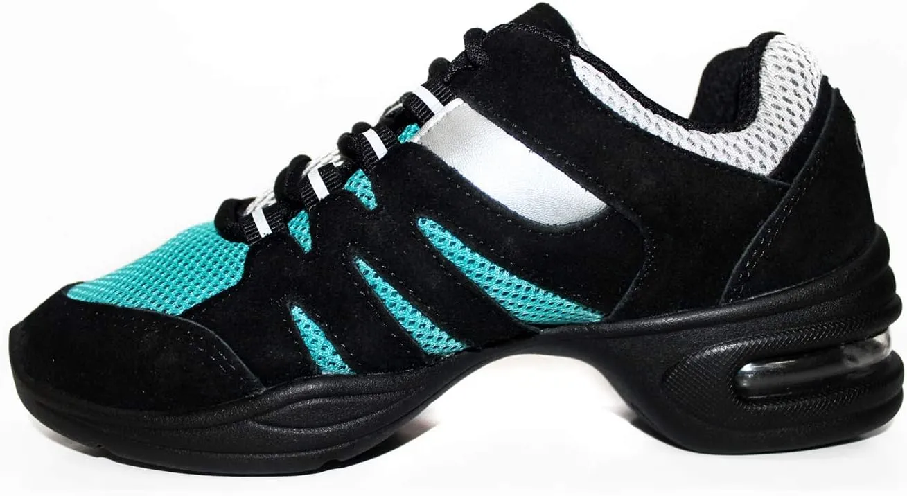 Skazz by Sansha Women's Dance Studio Exercise Sneakers Mesh Suede Split-Sole Helya (US 8.5 / Skazz 09 M)