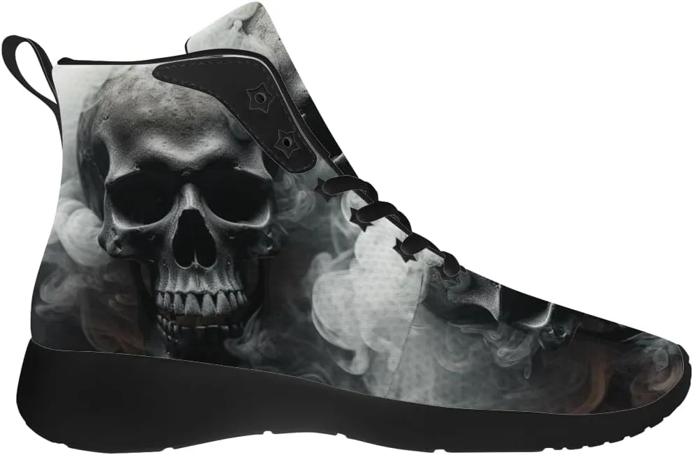 Skull Shoes for Men Women Goth Skull High Top Sneakers High Top Shoes Gifts for Women Men