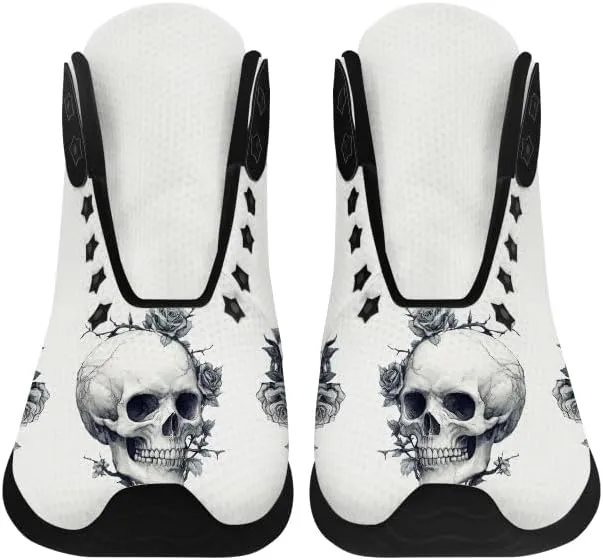 Skull Shoes for Men Women Goth Skull High Top Sneakers High Top Shoes Gifts for Women Men